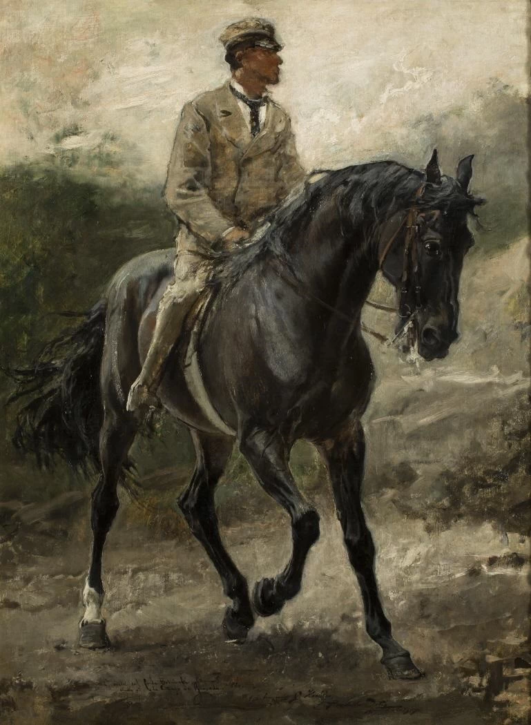 Cavallo arabo del conte Bobrinski - Museo di Saragozza